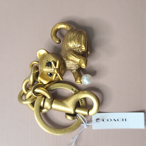Authentic Coach Creatures Cat Bag Charm - Picture 1 of 7